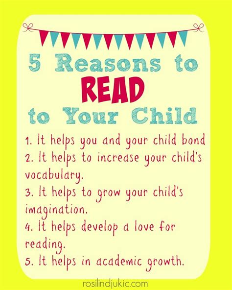 5 Reasons To Read To Your Child 31 Days Of Screen Free Activities For