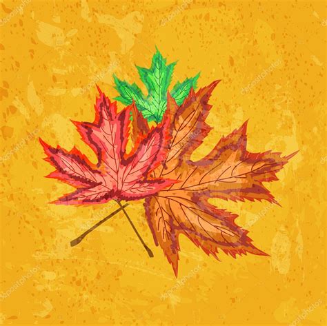 Vector Autumn Leaves Background Stock Vector Image By ©laihiala 29226861