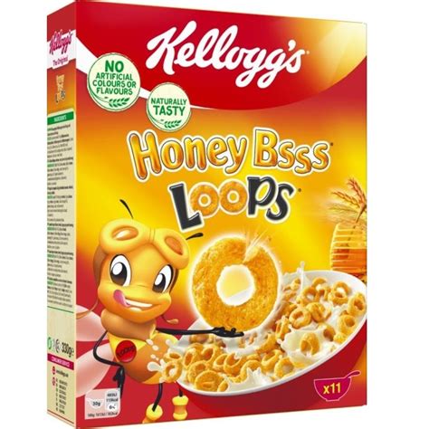 Kelloggs Original Honey Bsss Loops 375g X 6