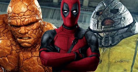 Departed Deadpool 2 Director Wanted Juggernaut To Fight Fantastic Four S The Thing