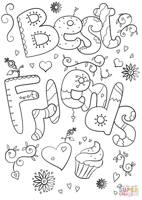 #2b2bff color hex could be obtained by color #2b2bff look like palatinate blue #273be2 color. Best Freinds coloring page | Free Printable Coloring Pages