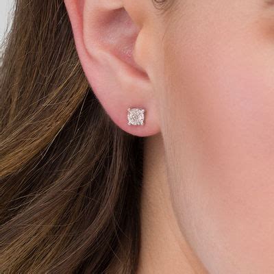 1 2 Carat Diamond Stud Earrings Actual Size Tutorial Pics
