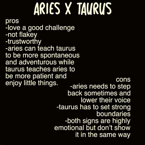 Aries X Taurus Aries Relationship Taurus Relationships Relationship Advice