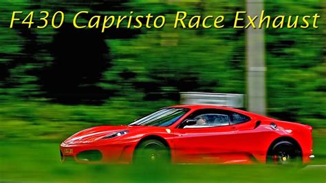Ferrari F430 W Capristo Race Exhaust Loud Revs And Accelerations