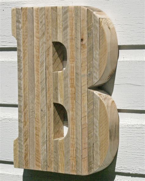 Pallet Letters A To Z Rustic Edge Rustic Wedding Decor Etsy