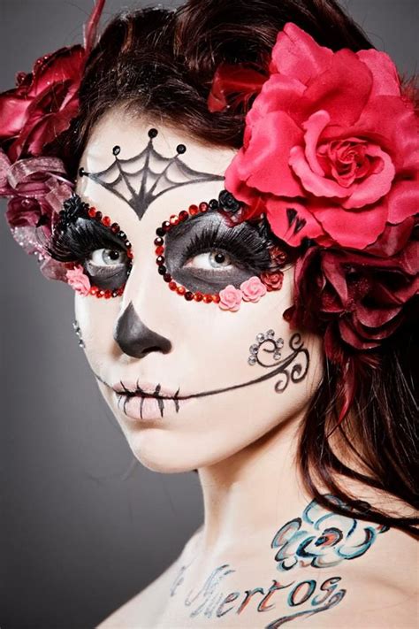 Sugar Skull Makeup Halloween Bonito Halloween Make Up Looks Halloween Makeup Holloween Sugar