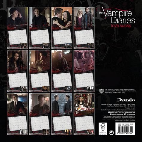 Vampire Diaries Wall Calendars 2017 Buy At Europosters