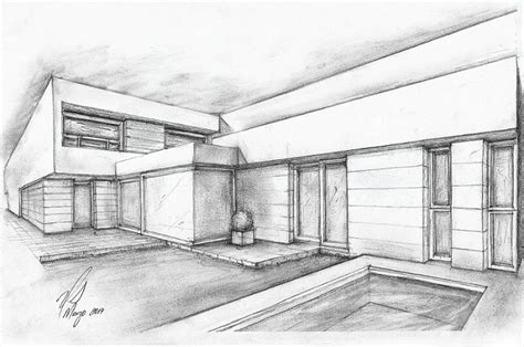 Víctor Díaz Arquitectos Sketch Sketchbook Diseño Casas Modernas