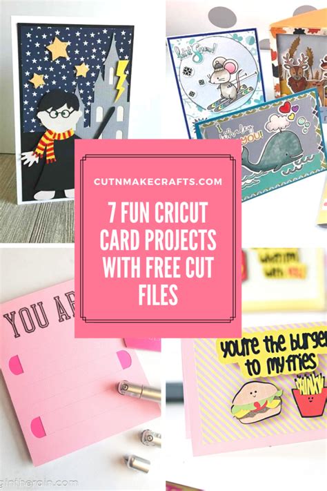 7 Fun Free Cricut Card Projects Jav Sid