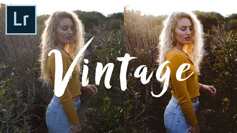 How To Edit Vintage Style Photos Fast Adobe Lightroom Tutorial 4k