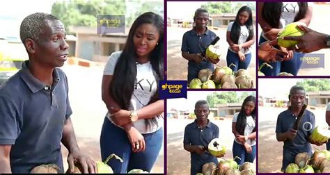 Video Of A Blind Ghanaian Man Selling Coconut Goes Viral Ghpage