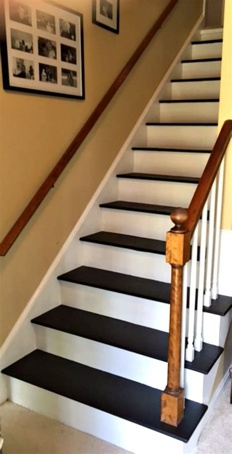 Best Paint For Wooden Stairs Chalkboard Stairs Stair Makeover