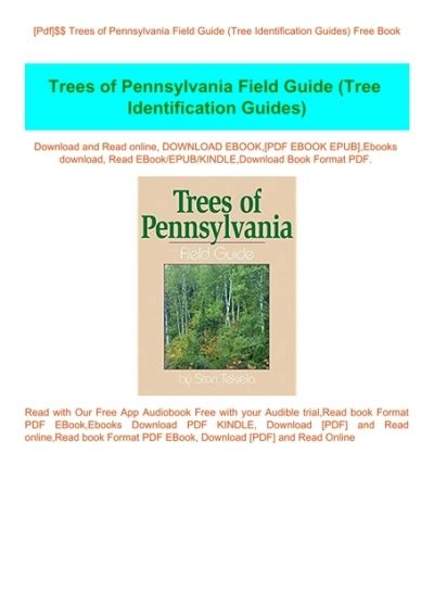 Pdf Trees Of Pennsylvania Field Guide Tree Identification Guides
