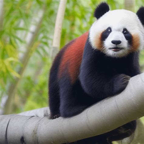 Blackandwhiteandred Panda Rhybridanimals