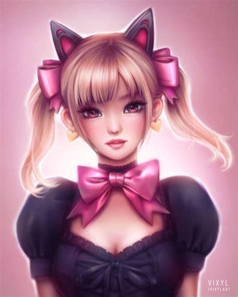 black cat d va lily santos on artstation at artwork znzbg black