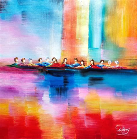 Color Heaven Last Supper Don Rony T143 Large Canvas Home Decor Etsy