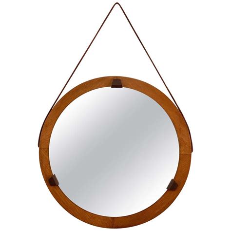 Midcentury Reggiani Italian Round Steel And Bevelled Wall Mirror 1960s For Sale At 1stdibs