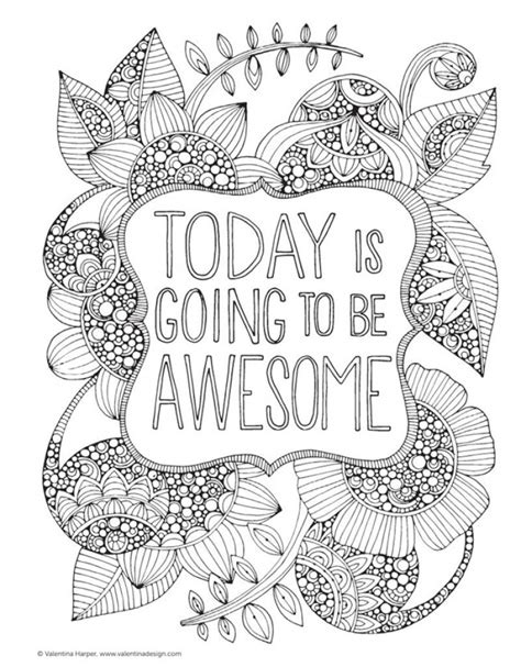20 Free Printable Awesome Coloring Pages