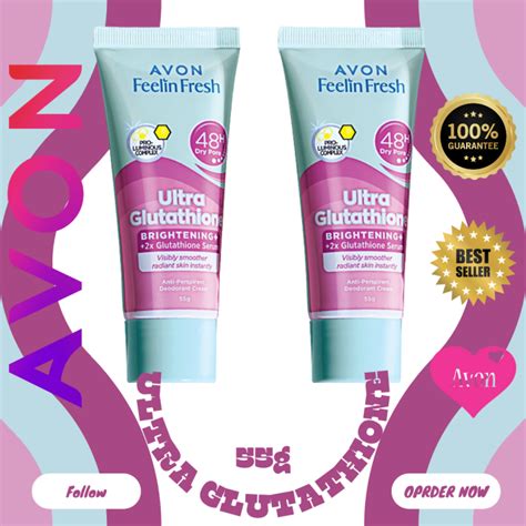 Avon Feelin Fresh Ultra Glutathione Quelch 55g 2 Tubes Lazada Ph