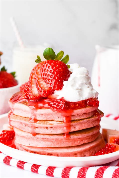 Strawberry Pancakes Recipe Strawberry Pancakes Strawberry Pancakes