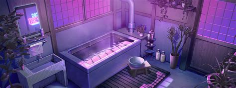 Vaporwave Bathroom In Jp Style