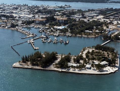 An Aerial Photograph Of Marathon Florida In 1987 Significant Coastal