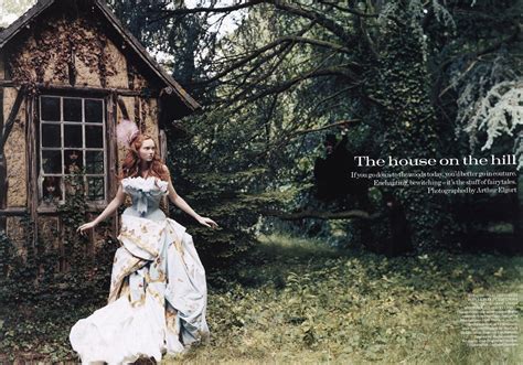 Traveling With The Ghost Arthur Elgort Lily Cole The House On The