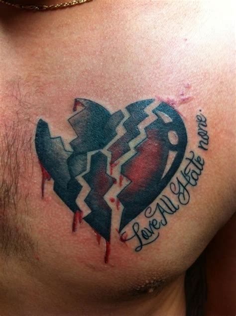 29 Black Heart Tattoo On Chest Smart Tattoo Ideas
