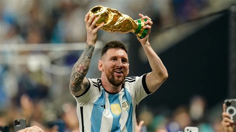 Lionel Messi Lifted Fake World Cup Trophy In Historic Instagram Post