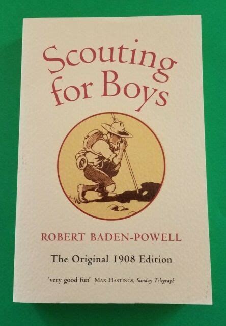 Scouting For Boys Original 1908 Edition Paperback Robert Baden