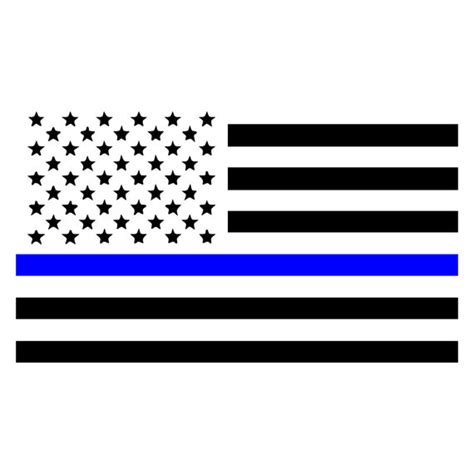 Free Svg Thin Blue Line American Flag File For Cricut King Svg 500