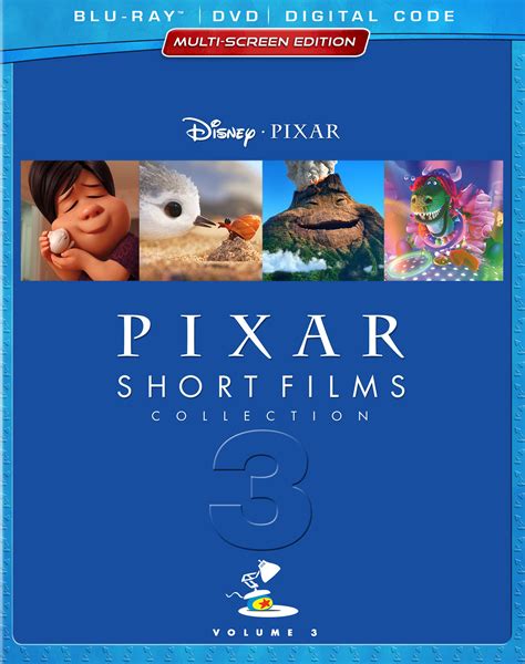 Pixar Short Films Collection Vol 3 Includes Digital Copy Blu Ray