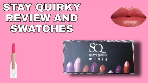 Stay Quirky Mini Lipstick Review Swatches Is It Worth Or Not