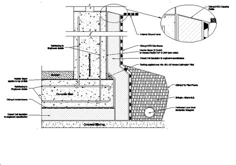 Retaining walls are meant to serve as protective structures, to hold in soil and prevent it from moving down slope, as well as providing support to the existing landscape. External wall waterproofing in AutoCAD | CAD (50.47 KB ...