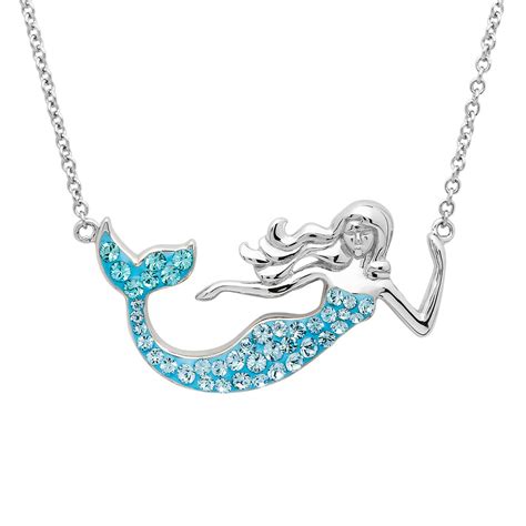 Aqua Mermaid Necklace Emeralds International Llc