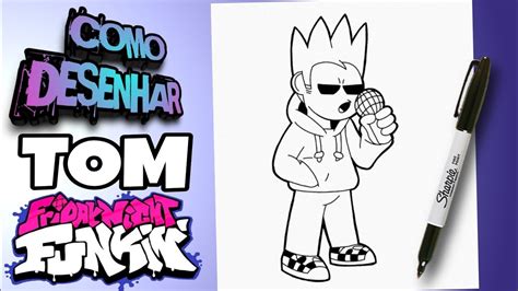 Como Desenhar Tom Do Friday Night Funkin Passo A Passo How To Draw