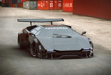 Lamborghini Countach Render Routrun