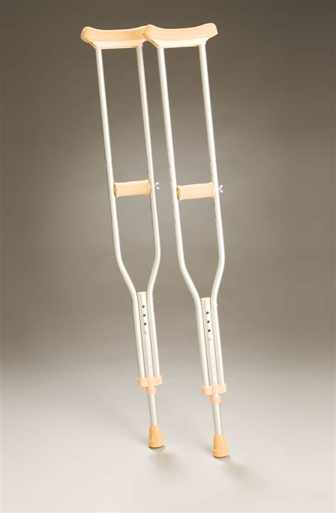 Crutches Underarm Adjustable Aluminium Medium Product Code 350m