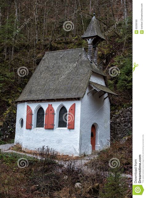 Small Mountain Church In Konigsee In Winter Stock Photo Image Of Lake