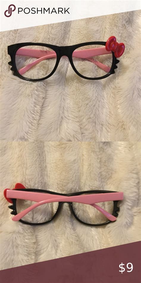 hello kitty lensless glasses in 2020 hello kitty accessories hello kitty glasses accessories