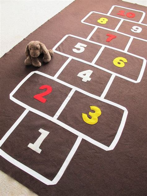 Hopscotch Mat By Coolspacesforkids On Etsy 110 Cm X 180 Cm Hopscotch