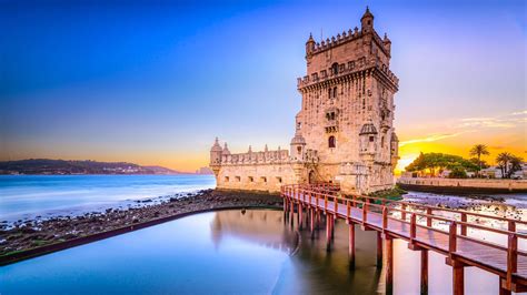 Belem Tower In Lisbon Tourist Attraction Portugal 4k Wallpapers Hd