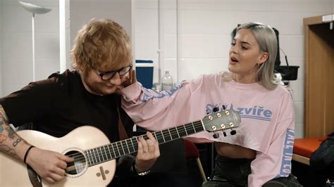 Now we're under the covers fast forward to eighteen we are more than lovers yeah, we are all we need when we're holding each other i'm taken back to 2002. Watch Ed Sheeran, Anne-Marie Play Backstage '2002 ...