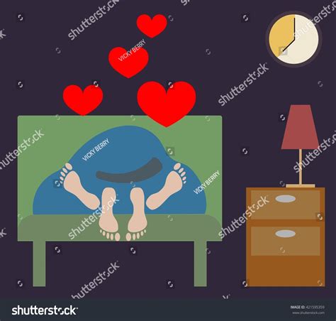 Two People Having Sex Bedroom Night Vector Có Sẵn Miễn Phí Bản Quyền 421595359 Shutterstock
