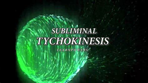 Tychokinesis Subliminal Control All Propability Youtube