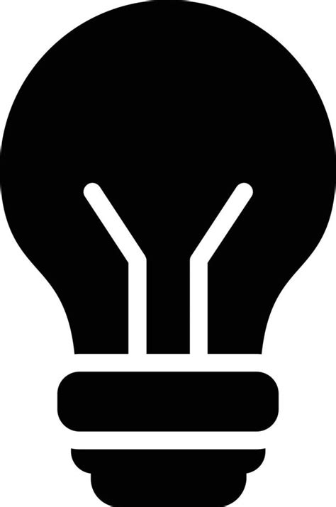 Lightbulb Vector Icon Design 14929634 Vector Art At Vecteezy