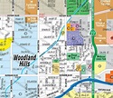 Woodland Hills Map, Los Angeles County, CA – Otto Maps