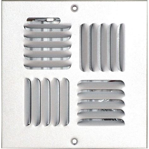 Home » heating & cooling » register vents » sidewall vents. SPEEDI-GRILLE 6 in. x 6 in. Ceiling/Sidewall Vent Register ...
