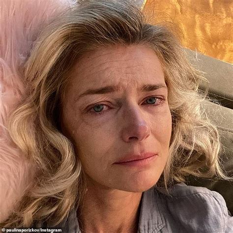 Paulina Porizkova Is Seen For The First Time Since Posting A Crying