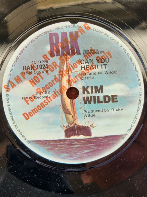 Kim Wilde Love Blonde 1983 Rak Oz 7 Promo 45rpm Ebay